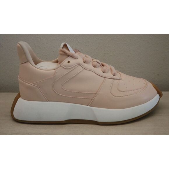 Giuseppe Zanotti Women's Sz 36 US 6 Nude Pink Omnia Donna Leather Sneakers - Picture 5 of 11
